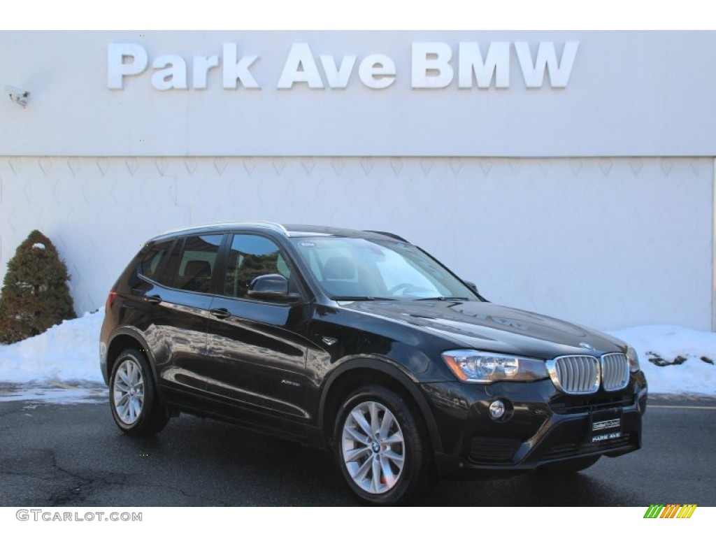 2015 X3 xDrive28i - Black Sapphire Metallic / Black photo #1