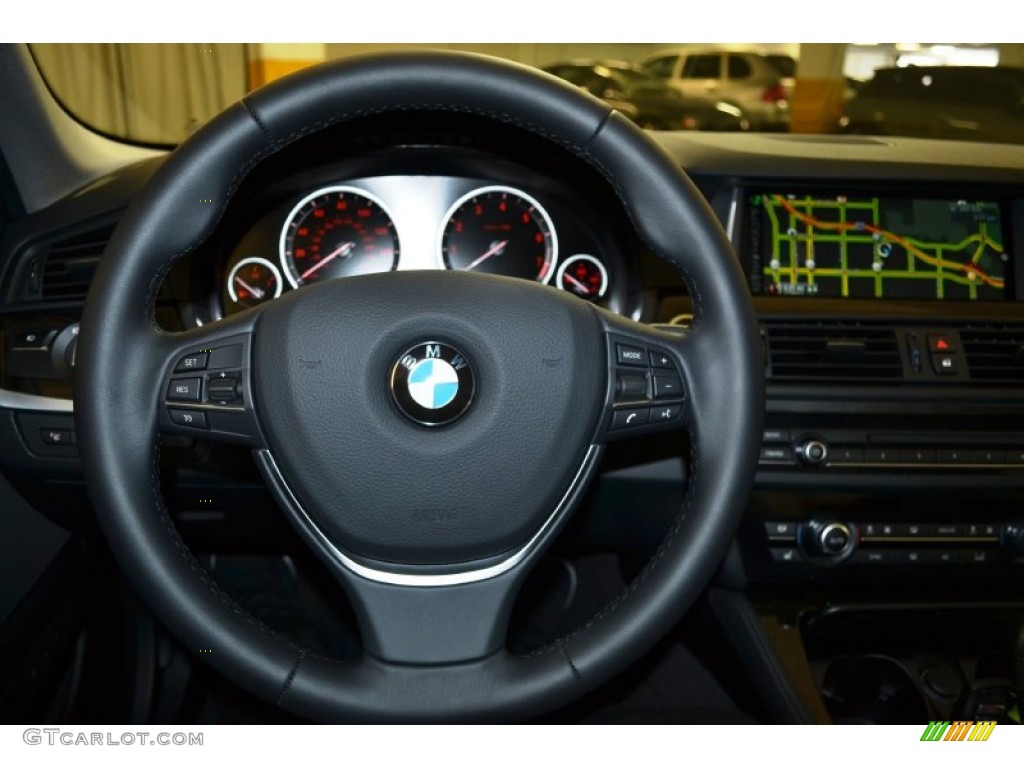 2015 5 Series 528i Sedan - Dark Graphite Metallic / Black photo #9