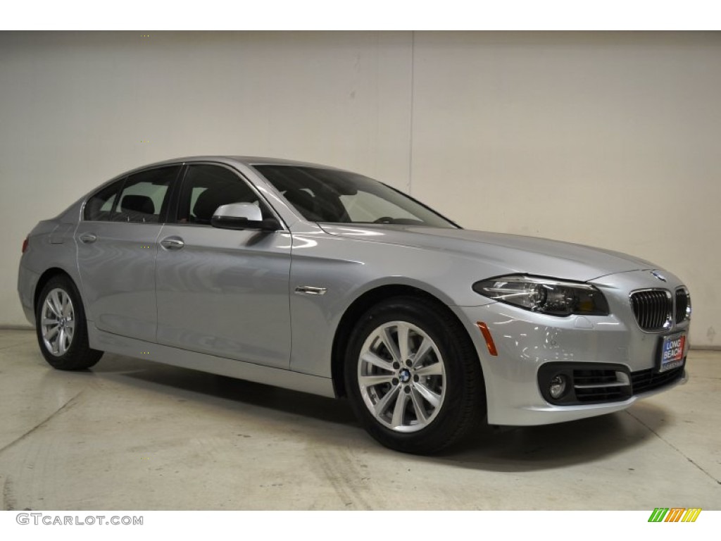 Glacier Silver Metallic 2015 BMW 5 Series 528i Sedan Exterior Photo #101440561