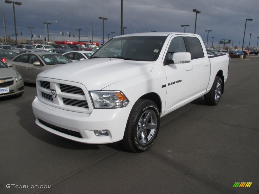 Bright White 2012 Dodge Ram 1500 Sport Crew Cab 4x4 Exterior Photo #101440961