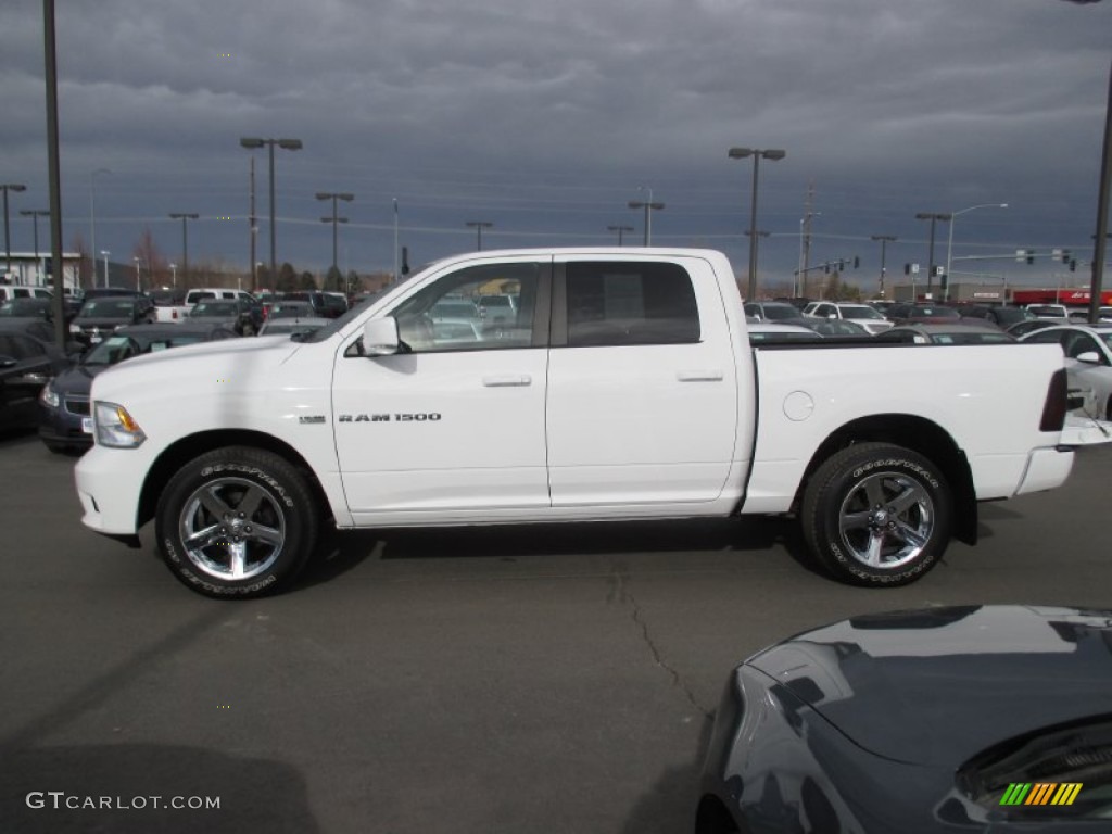 Bright White 2012 Dodge Ram 1500 Sport Crew Cab 4x4 Exterior Photo #101440970