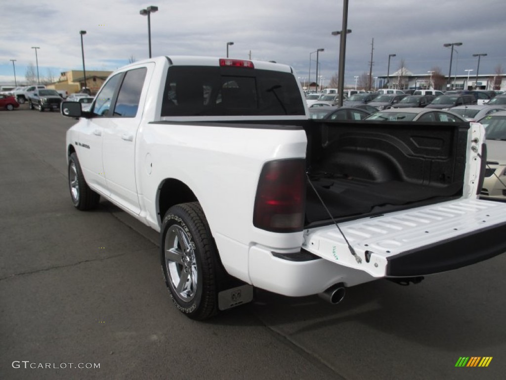 2012 Ram 1500 Sport Crew Cab 4x4 - Bright White / Dark Slate Gray photo #4