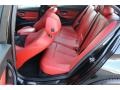 Black/Red Highlight Rear Seat Photo for 2012 BMW 3 Series #101441605