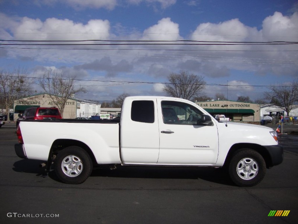 Super White 2005 Toyota Tacoma Access Cab Exterior Photo #101443797