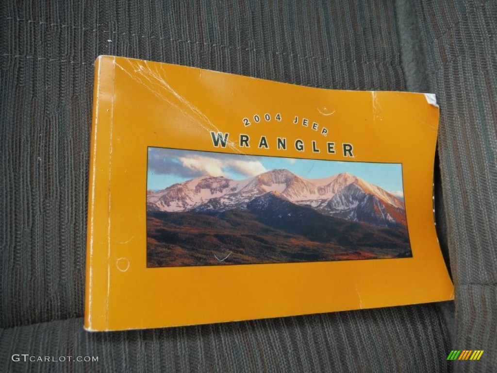 2004 Jeep Wrangler X 4x4 Books/Manuals Photo #101447214