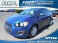 2012 Blue Topaz Metallic Chevrolet Sonic LT Sedan  photo #1