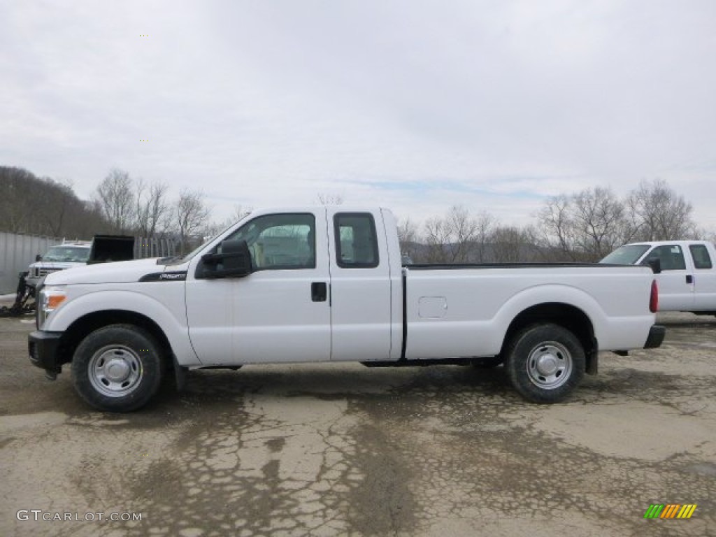 2015 F250 Super Duty XL Super Cab - Oxford White / Steel photo #6