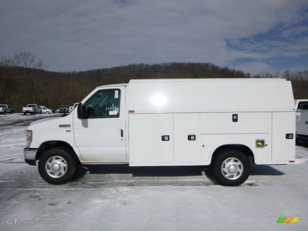 Oxford White 2015 Ford E-Series Van E350 Cutaway Commercial Utility Exterior Photo #101449620