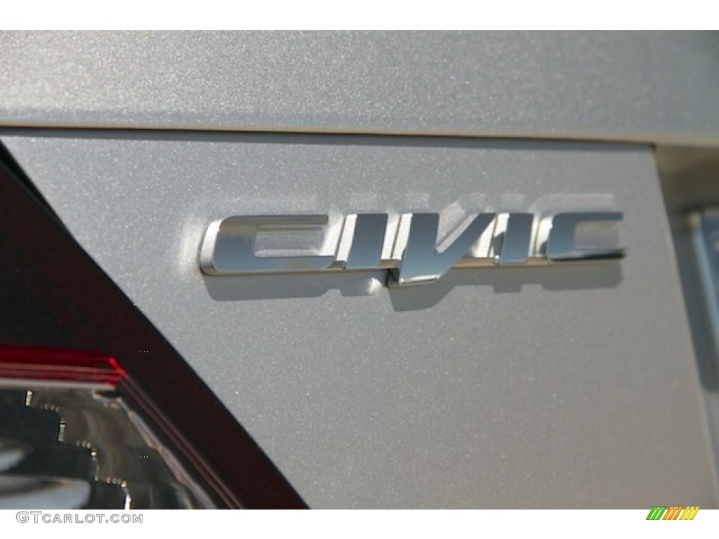 2015 Civic LX Coupe - Alabaster Silver Metallic / Gray photo #3