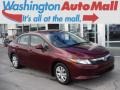 Crimson Pearl - Civic LX Sedan Photo No. 1