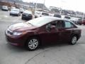 Crimson Pearl - Civic LX Sedan Photo No. 5