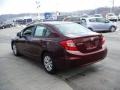Crimson Pearl - Civic LX Sedan Photo No. 6