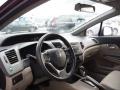 Crimson Pearl - Civic LX Sedan Photo No. 9