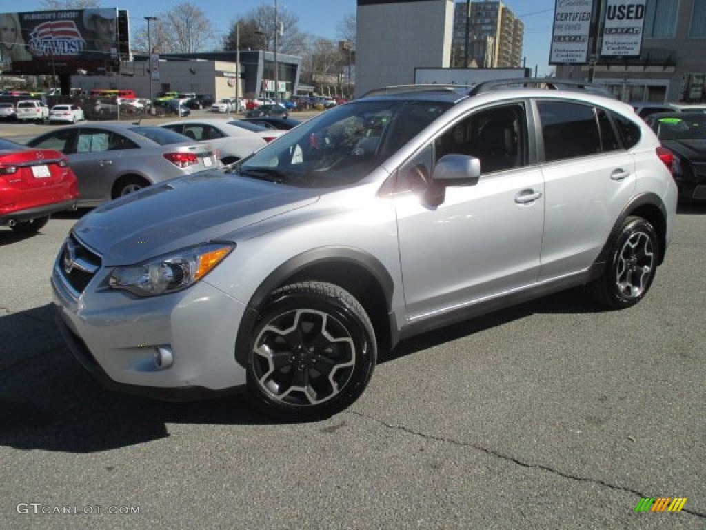 2013 XV Crosstrek 2.0 Limited - Ice Silver Metallic / Black photo #2