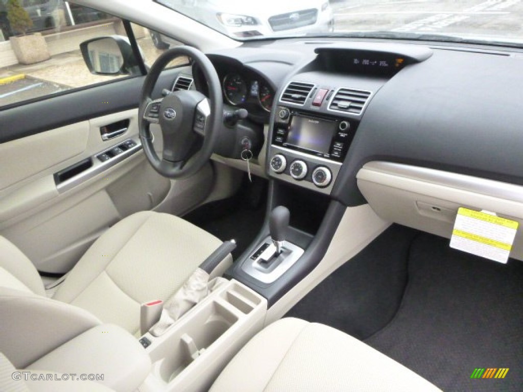 2015 Subaru Impreza 2.0i Sport Premium 5 Door Ivory Dashboard Photo #101453964