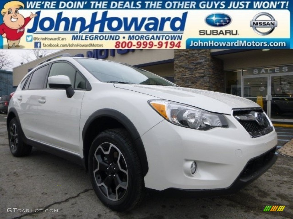 2015 XV Crosstrek 2.0i Premium - Crystal White Pearl / Ivory photo #1