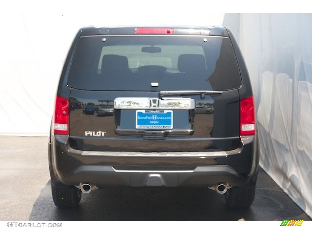 2015 Pilot EX - Crystal Black Pearl / Gray photo #6