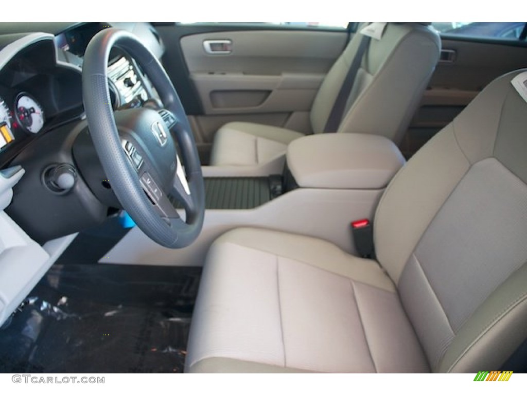 2015 Pilot EX - Crystal Black Pearl / Gray photo #9