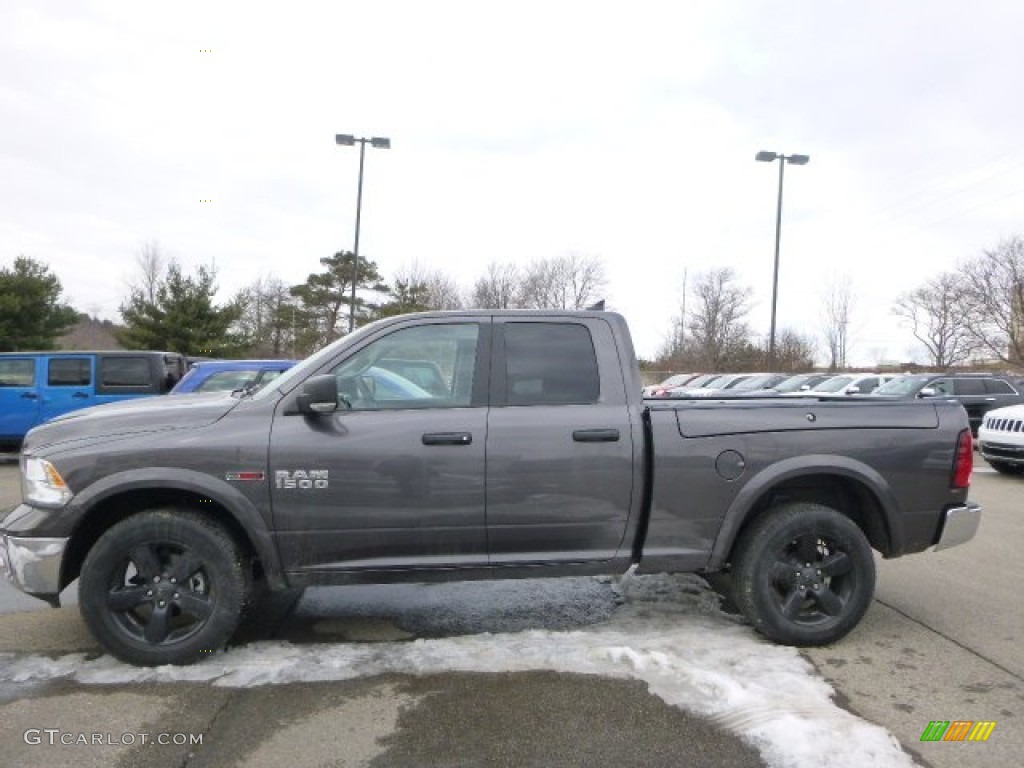 Granite Crystal Metallic 2015 Ram 1500 Outdoorsman Quad Cab 4x4 Exterior Photo #101456370
