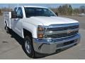 Summit White 2015 Chevrolet Silverado 2500HD WT Double Cab Utility Exterior