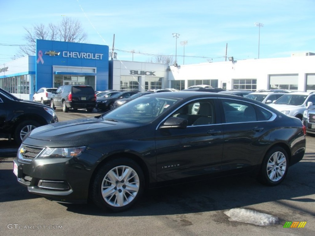 2014 Impala LS - Ashen Gray Metallic / Jet Black/Dark Titanium photo #1