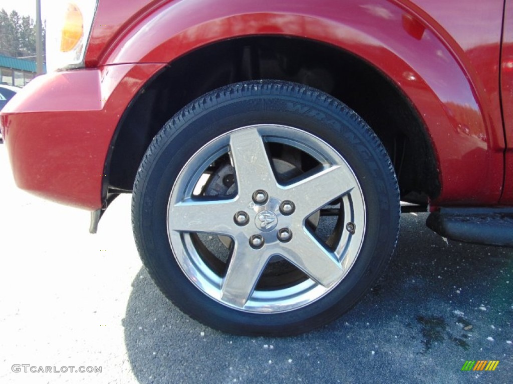 2007 Durango Limited 4x4 - Inferno Red Crystal Pearl / Khaki Two-Tone photo #12