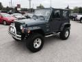 2002 Steel Blue Pearl Jeep Wrangler Sport 4x4 #101443495