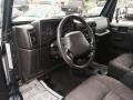 Agate Black 2002 Jeep Wrangler Sport 4x4 Interior Color