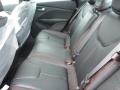 2015 Dodge Dart Black/Ruby Red Accent Stitching Interior Rear Seat Photo