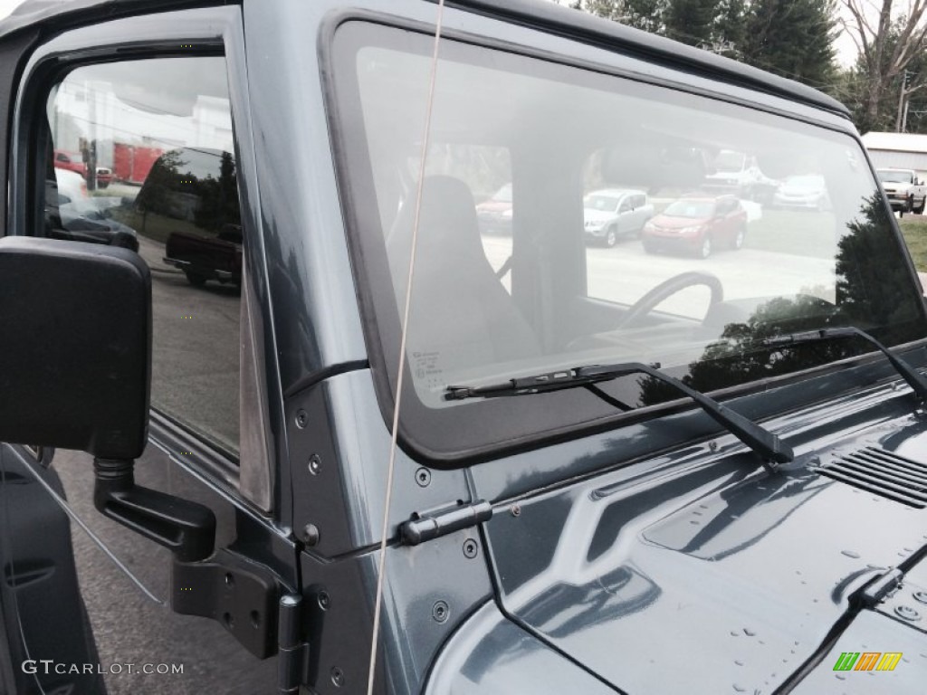 2002 Wrangler Sport 4x4 - Steel Blue Pearl / Agate Black photo #33