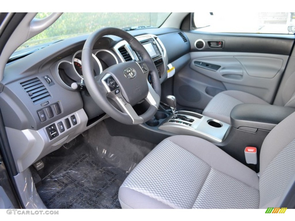 2015 Tacoma V6 Double Cab 4x4 - Magnetic Gray Metallic / Graphite photo #5