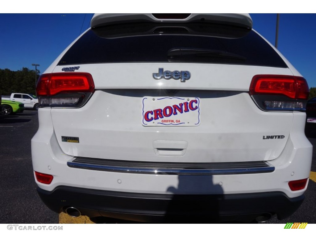 2014 Grand Cherokee Limited - Bright White / New Zealand Black/Light Frost photo #6