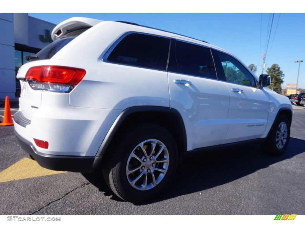 2014 Grand Cherokee Limited - Bright White / New Zealand Black/Light Frost photo #7