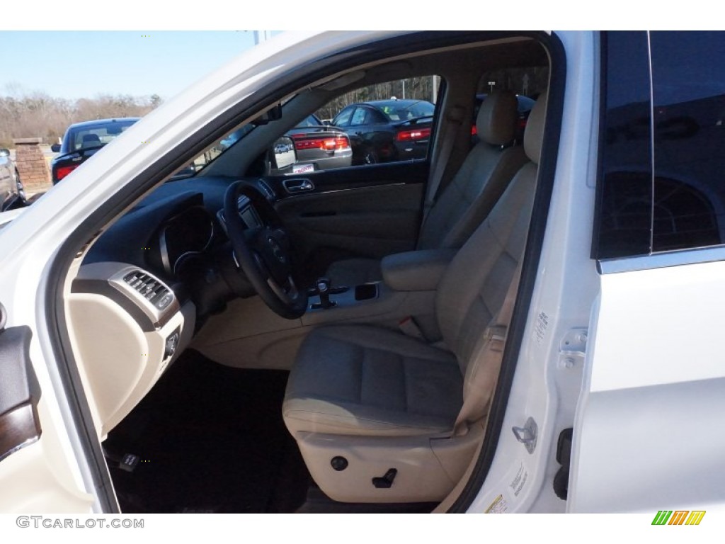 2014 Grand Cherokee Limited - Bright White / New Zealand Black/Light Frost photo #9