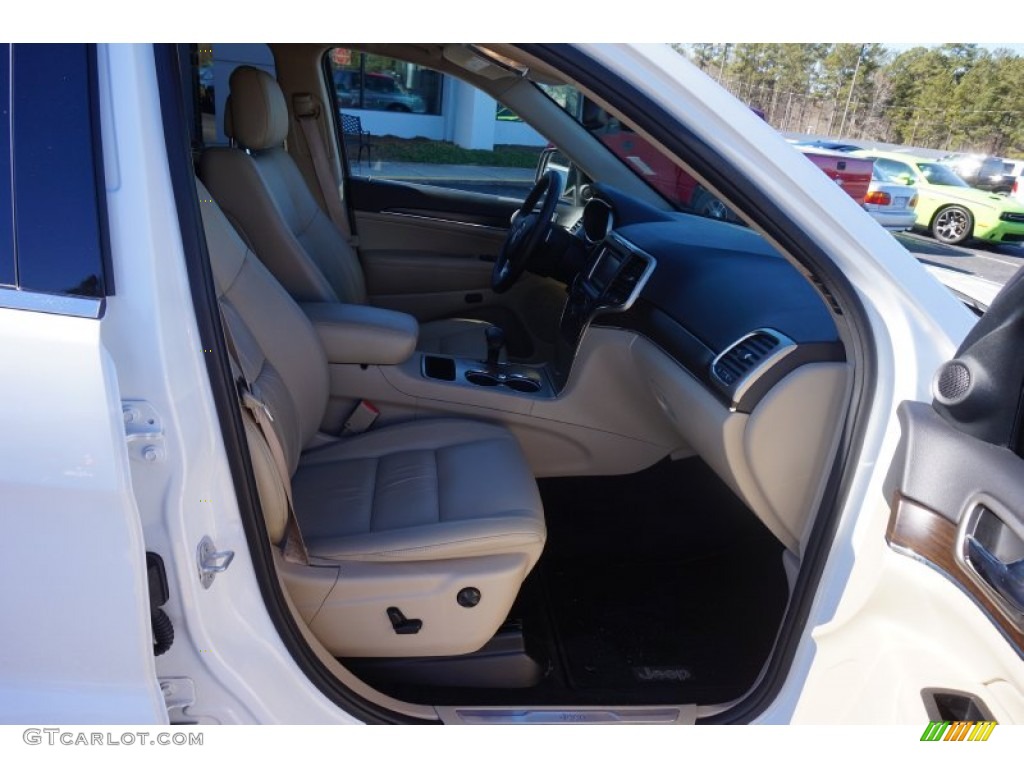 2014 Grand Cherokee Limited - Bright White / New Zealand Black/Light Frost photo #18
