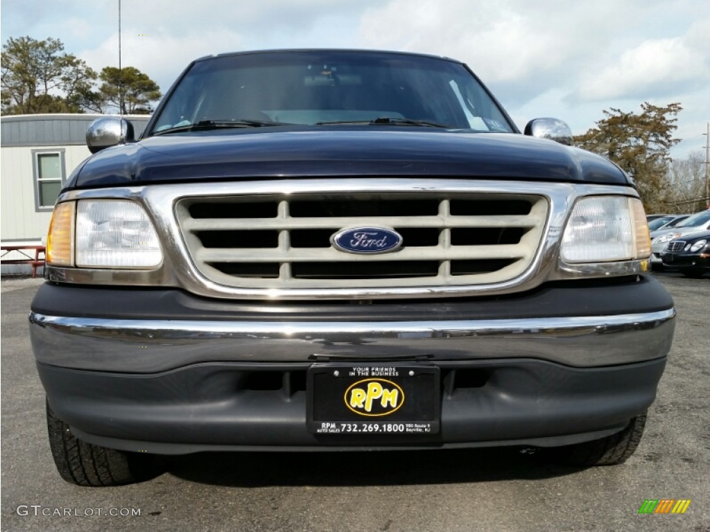 2001 F150 XLT SuperCrew - Deep Wedgewood Blue Metallic / Medium Graphite photo #5