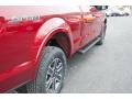 2015 Ruby Red Metallic Ford F150 Lariat SuperCab 4x4  photo #7