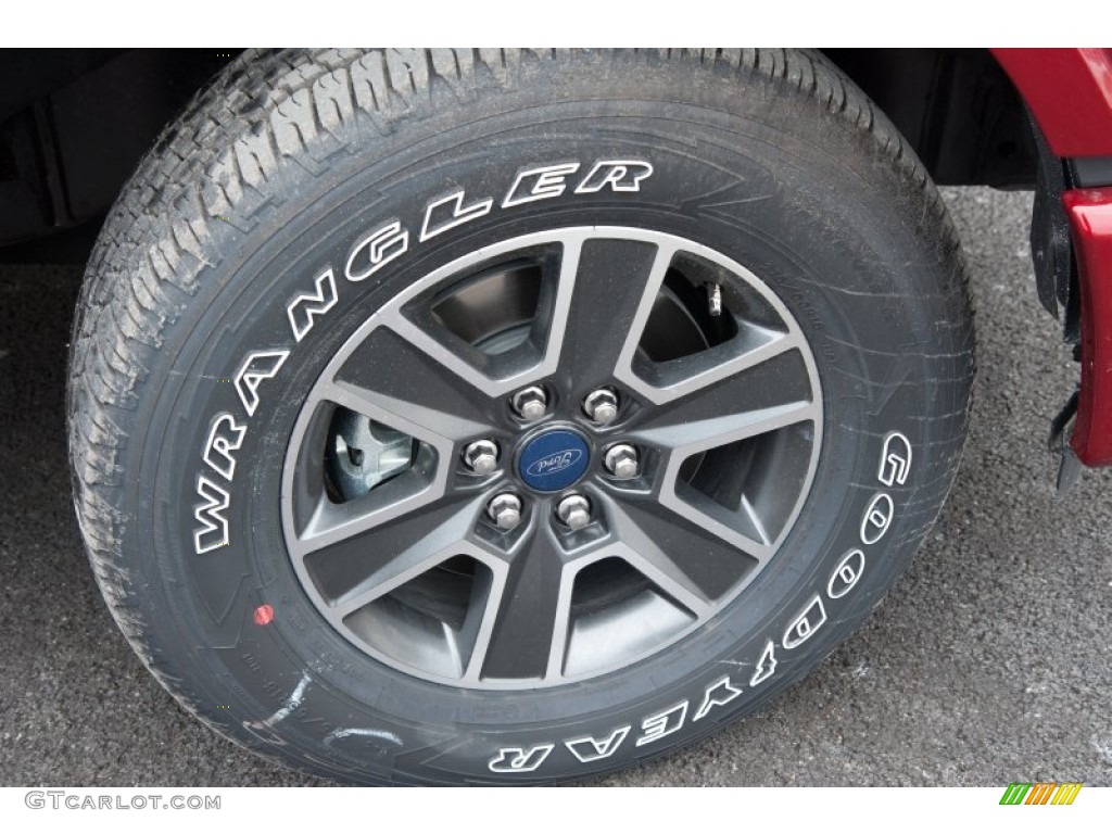 2015 Ford F150 Lariat SuperCab 4x4 Wheel Photo #101464542