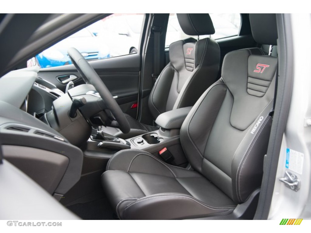 2014 Focus ST Hatchback - Ingot Silver / ST Charcoal Black Recaro Sport Seats photo #10