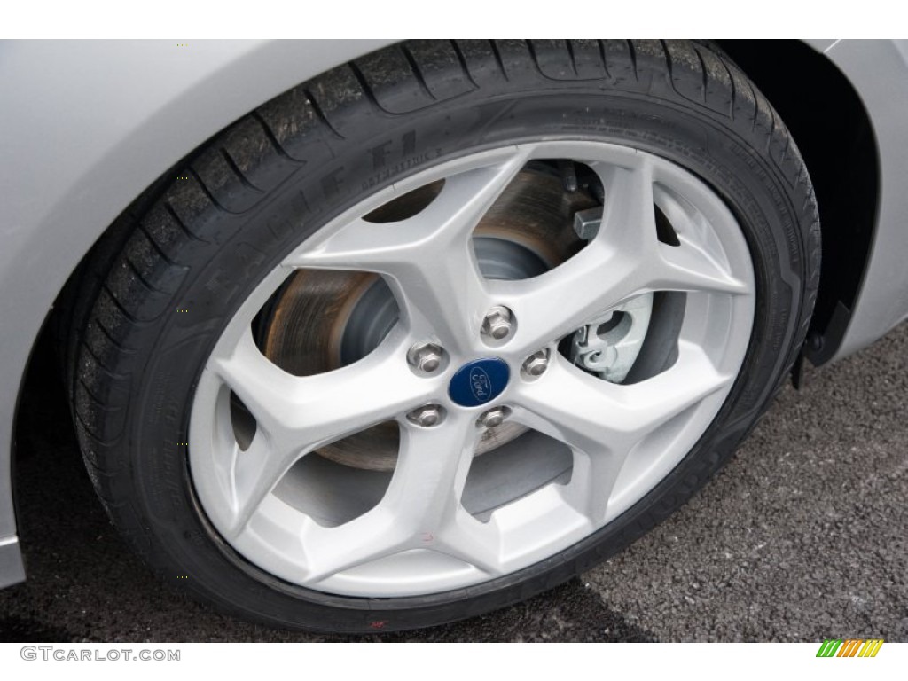 2014 Focus ST Hatchback - Ingot Silver / ST Charcoal Black Recaro Sport Seats photo #12