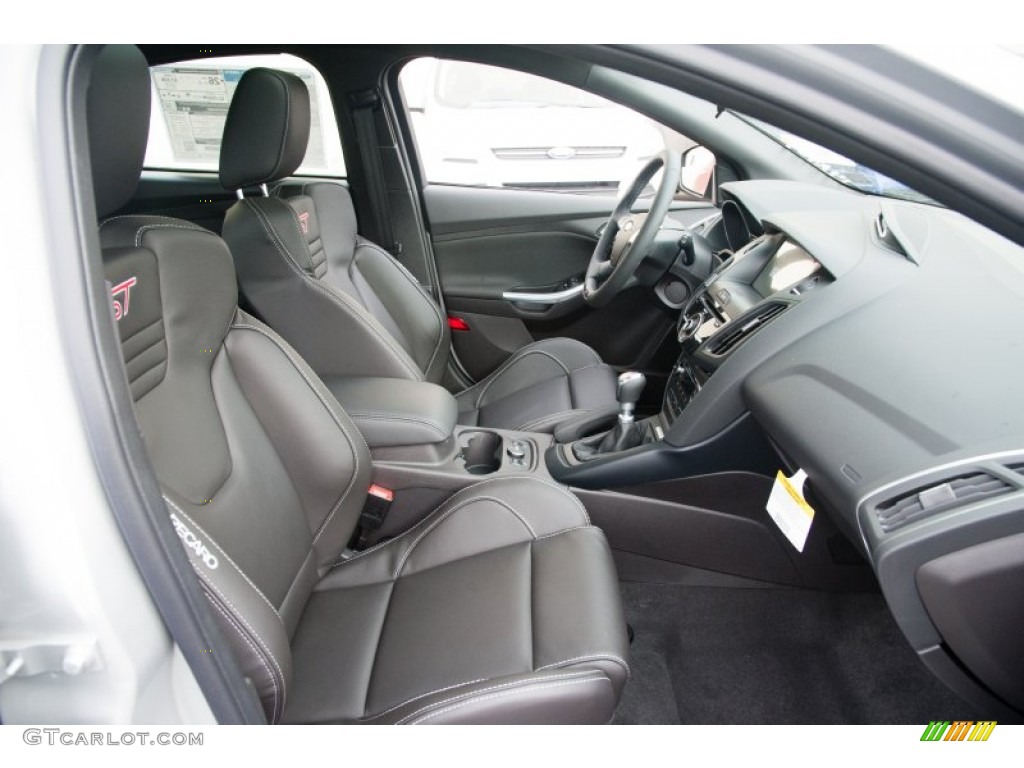 2014 Focus ST Hatchback - Ingot Silver / ST Charcoal Black Recaro Sport Seats photo #13