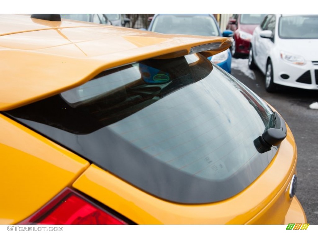 2014 Focus ST Hatchback - Tangerine Scream / ST Charcoal Black Recaro Sport Seats photo #8