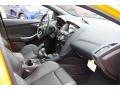 2014 Ford Focus ST Charcoal Black Recaro Sport Seats Interior Dashboard Photo
