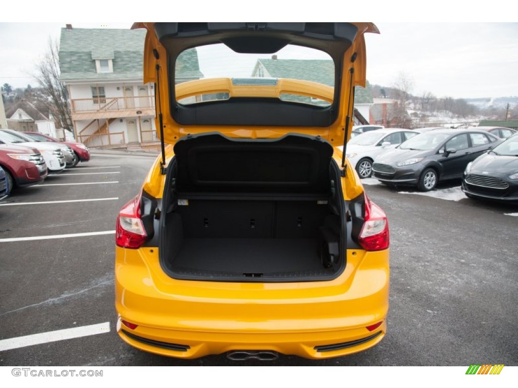 2014 Focus ST Hatchback - Tangerine Scream / ST Charcoal Black Recaro Sport Seats photo #18