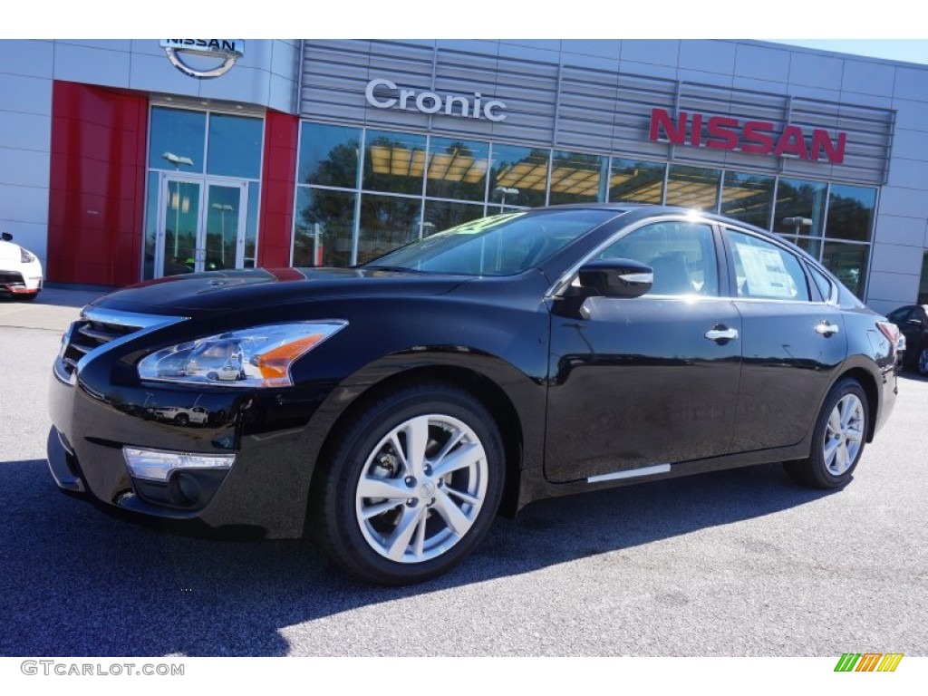 2015 Altima 2.5 SL - Super Black / Beige photo #1