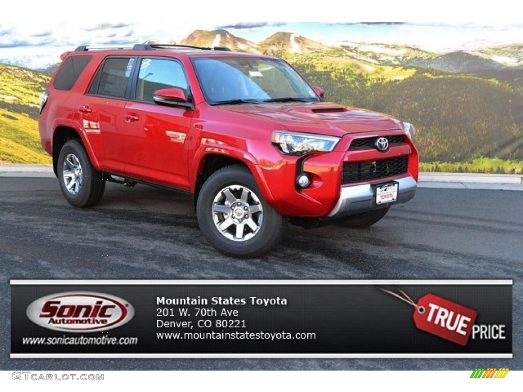 2015 4Runner Trail Premium 4x4 - Barcelona Red Metallic / Black photo #1