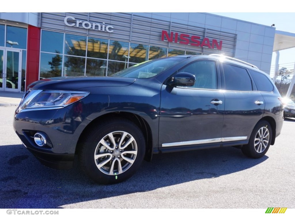 2015 Pathfinder SL - Arctic Blue Metallic / Almond photo #1