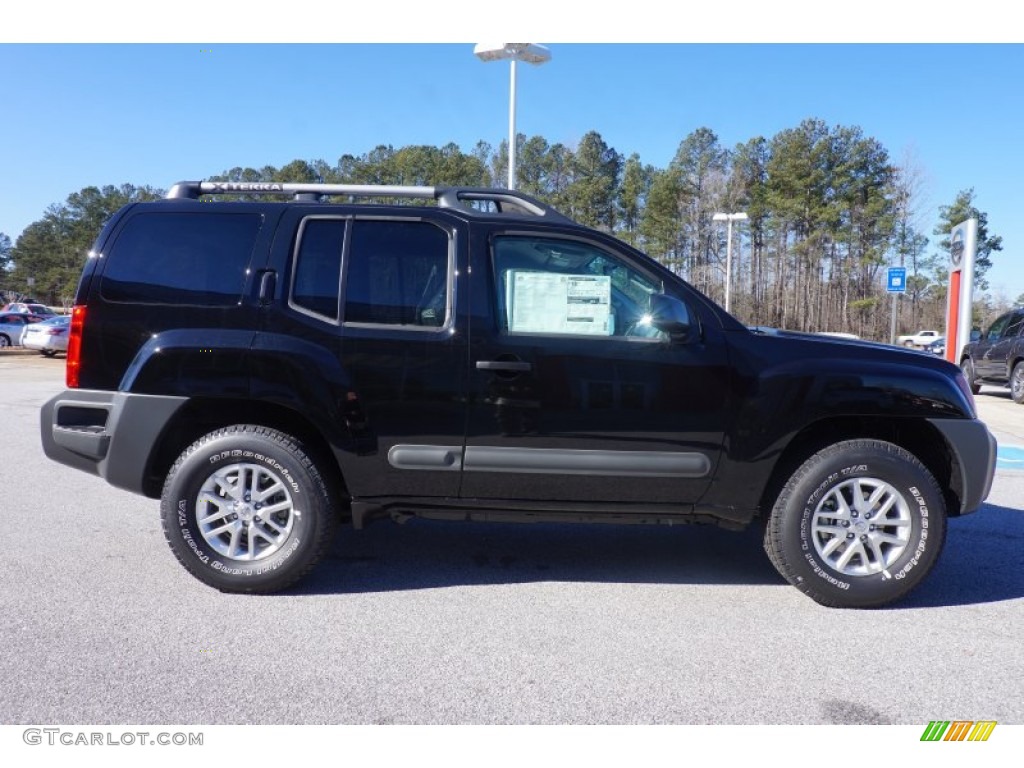 Super Black 2015 Nissan Xterra S Exterior Photo #101467500