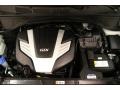 3.3 Liter GDI DOHC 24-Valve CVVT V6 2014 Hyundai Santa Fe GLS Engine