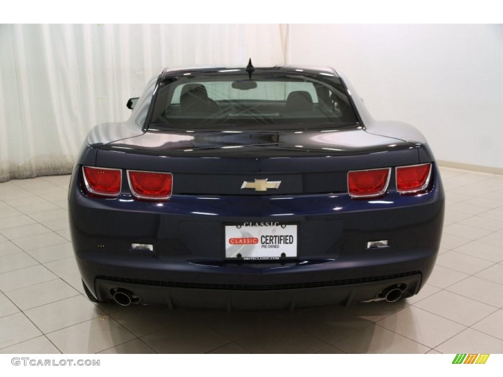 2010 Camaro LS Coupe - Imperial Blue Metallic / Black photo #14